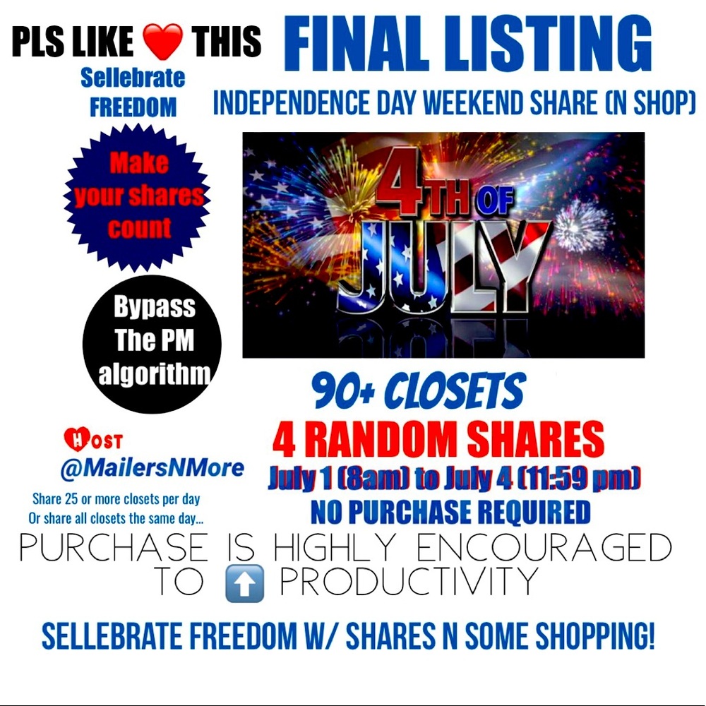 Increase closet activity & make that sale! pls do not sign up here ANNOUNCEMENT - Picture 3 of 13